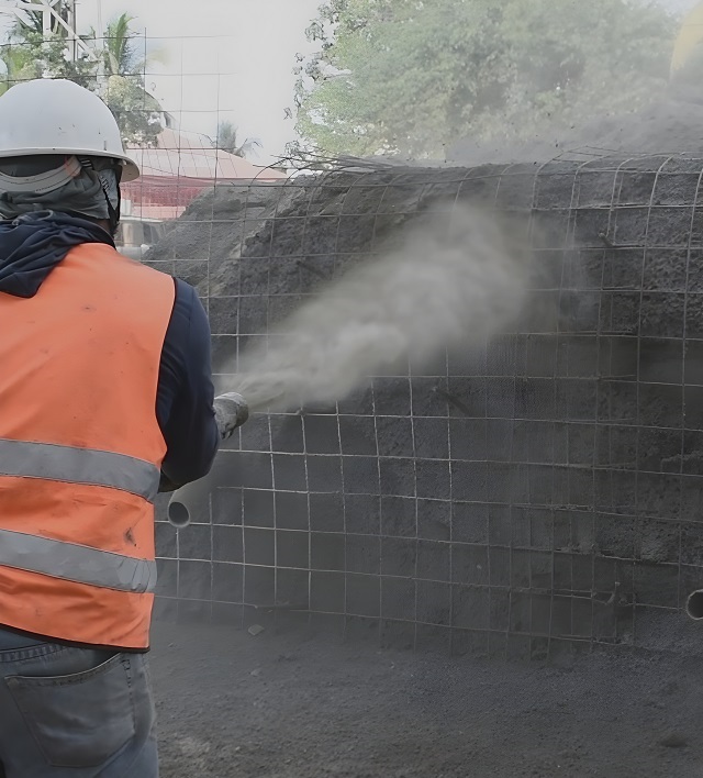 Concreto Lanzado, Estabilización de Taludes