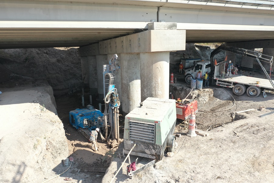 Recimentación de Puentes con Micropilotes, Ingeniería Geotécnica, Construcción geotécnica