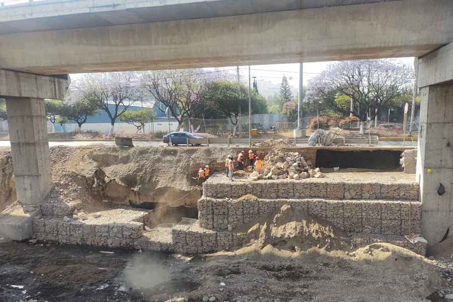 Muro Gavión para estabilización de Taudes