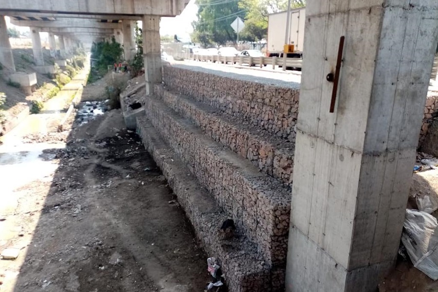 Muro Gavión para estabilización de Taudes