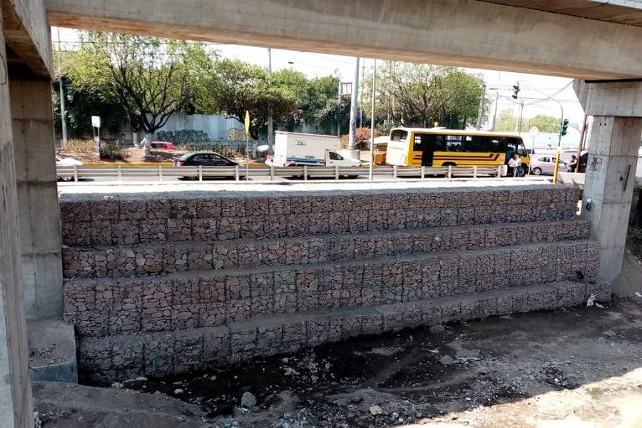 Muro Gavión para estabilización de Taudes