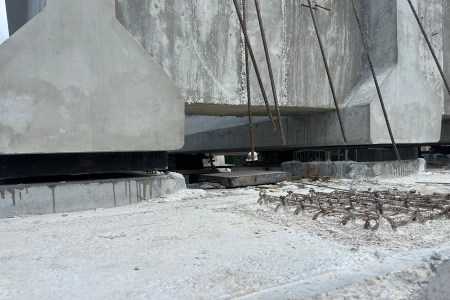 Izaje de Estrcuturas, Puentes, Cancún Quintana Roo, Gatos de Tensado
