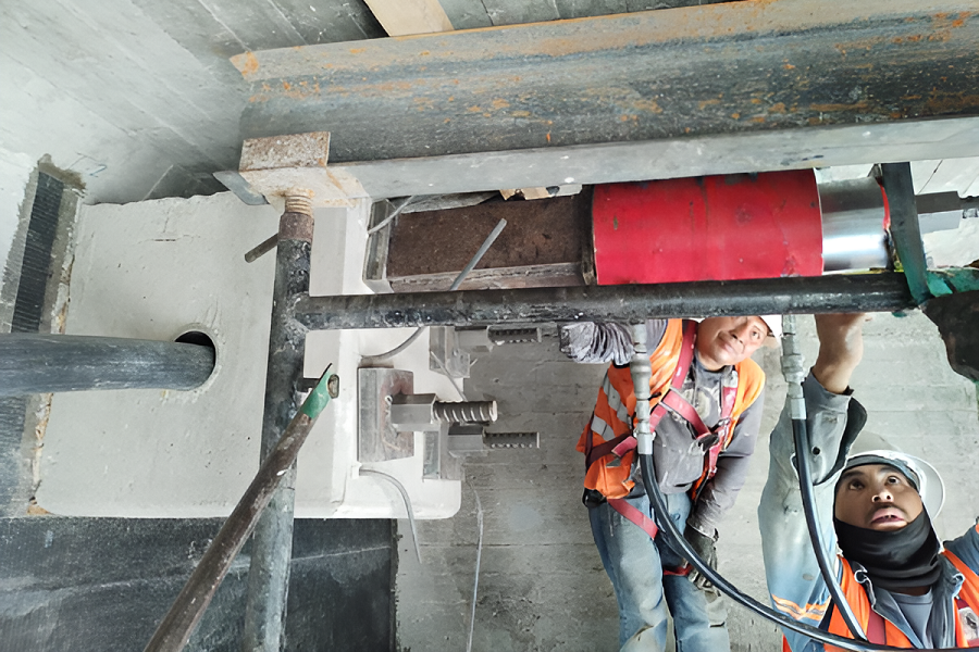 Presfuerzo Exterior, Reforzamiento de Puentes, Resina Epóxica, Fibra de carbono
